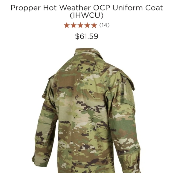 Mens OCP military uniform jacket - Picture 2 of 2